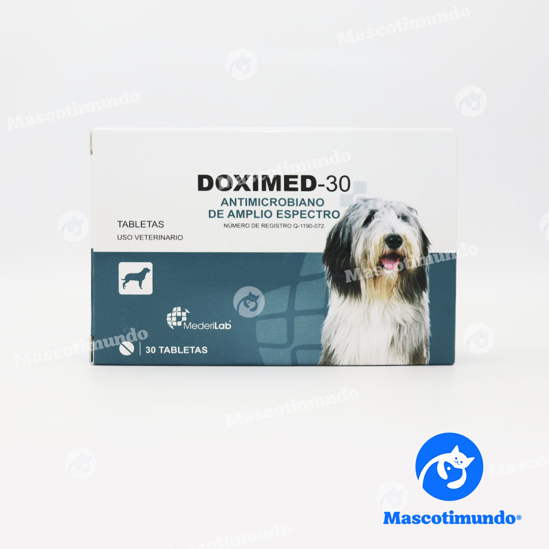 Doximed Antimicrobiano Tabletas Mederilab Mascotimundo