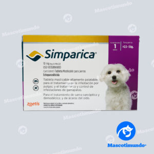 SIMPARICA 10 MG 2.5 A 5 KG 1 TABLETA ZOETIS