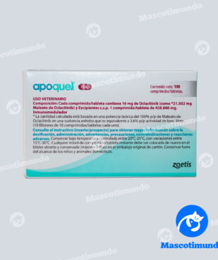APOQUEL 16 MG 100 TABLETAS