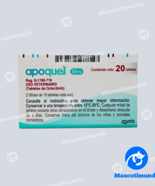 APOQUEL 3.6 MG 20 TABLETAS
