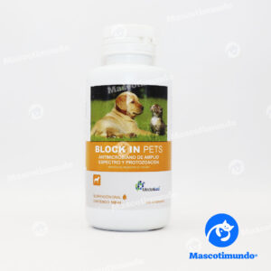 BLOCK IN PETS ANTIMICROBIANO SUSPENSIÓN ORAL 100 ML