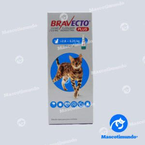 BRAVECTO PLUS 250 MG GATOS