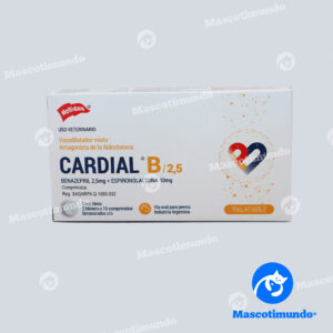 CARDIAL B 2.5 MG 20 TABLETAS