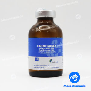 ENROCAM-5 ANTIMICROBIANO Y ANTIINFLAMATORIO SOLUCIÓN INYECTABLE 25 ML