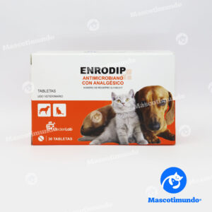 ENRODIP ANTIMICROBIANO CON ANÁLGESICO 30 TABLETAS MEDERILAB