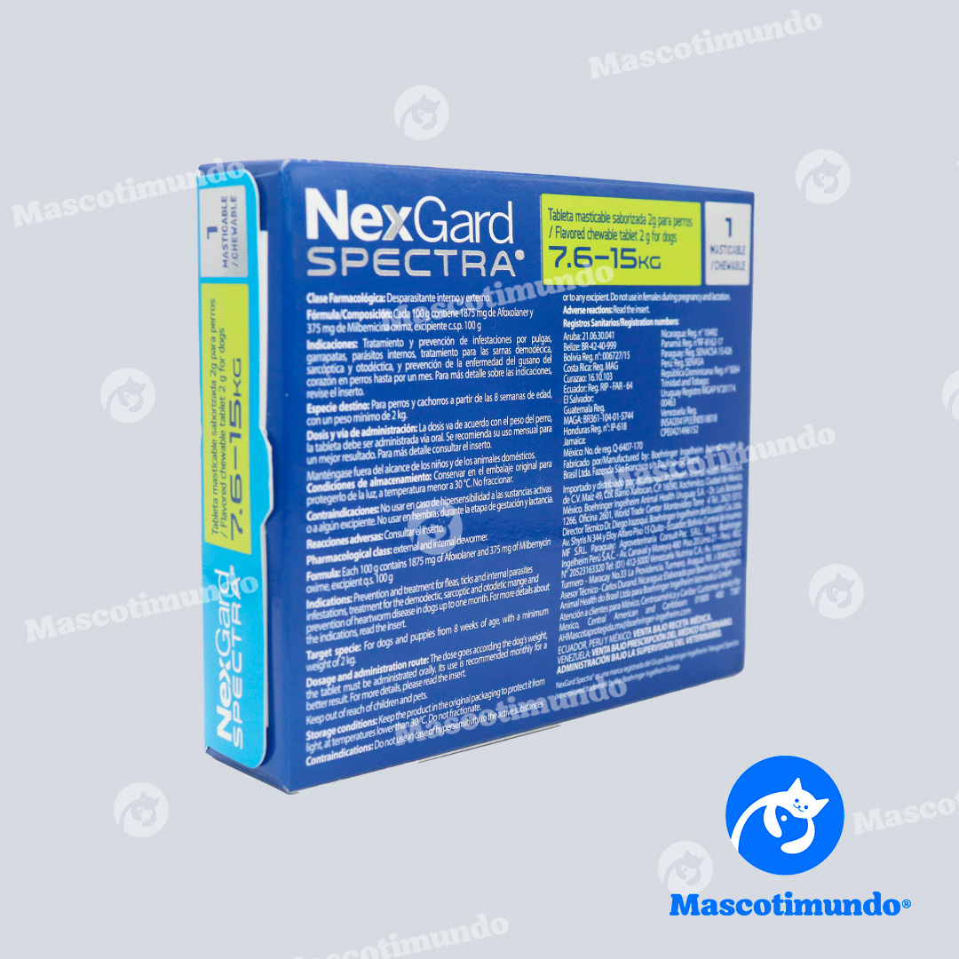 NEXGARD PERROS MEDIANOS 1 TABLETAS