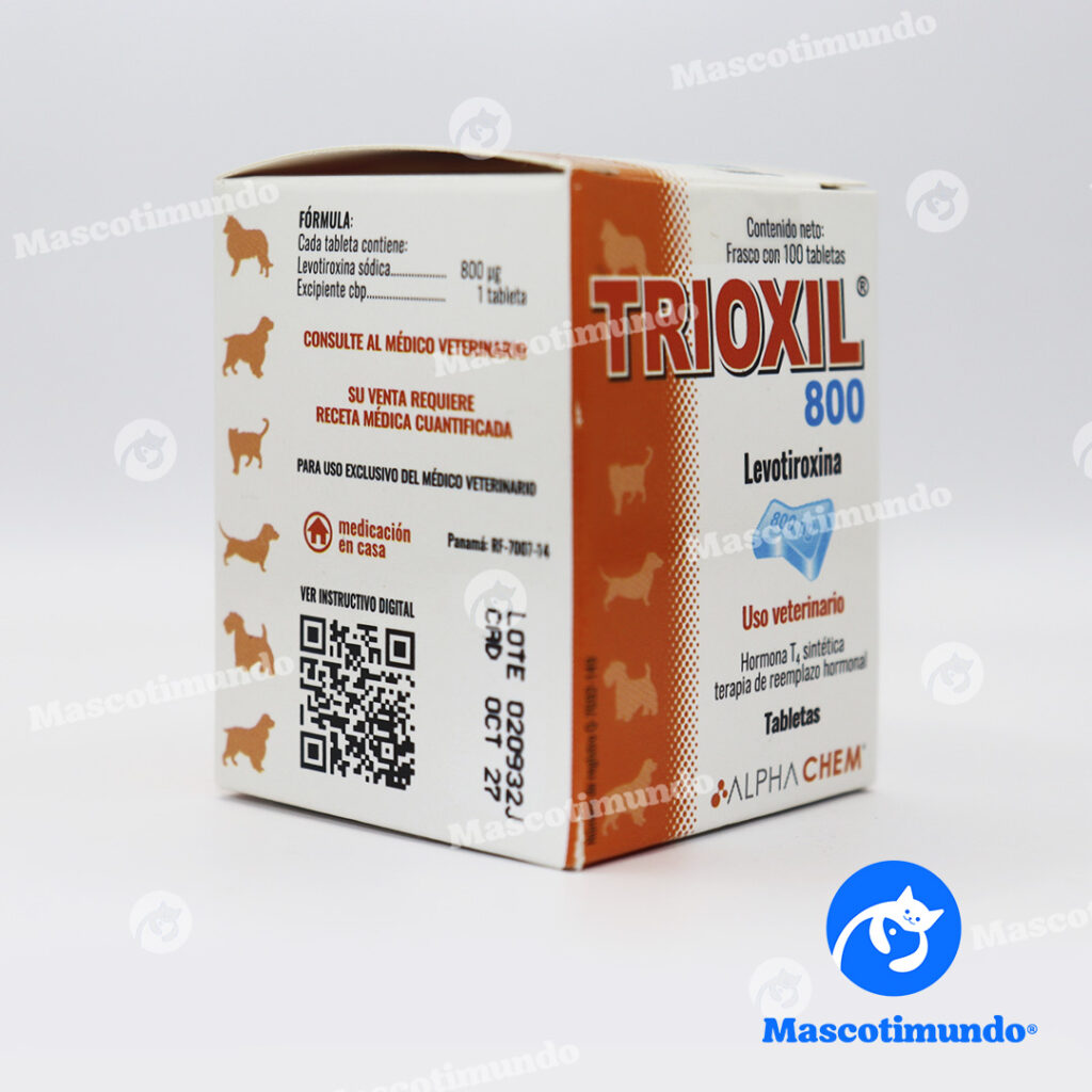 Trioxil TRIOXIL 800 LEVOTIROXINA | Mascotimundo®