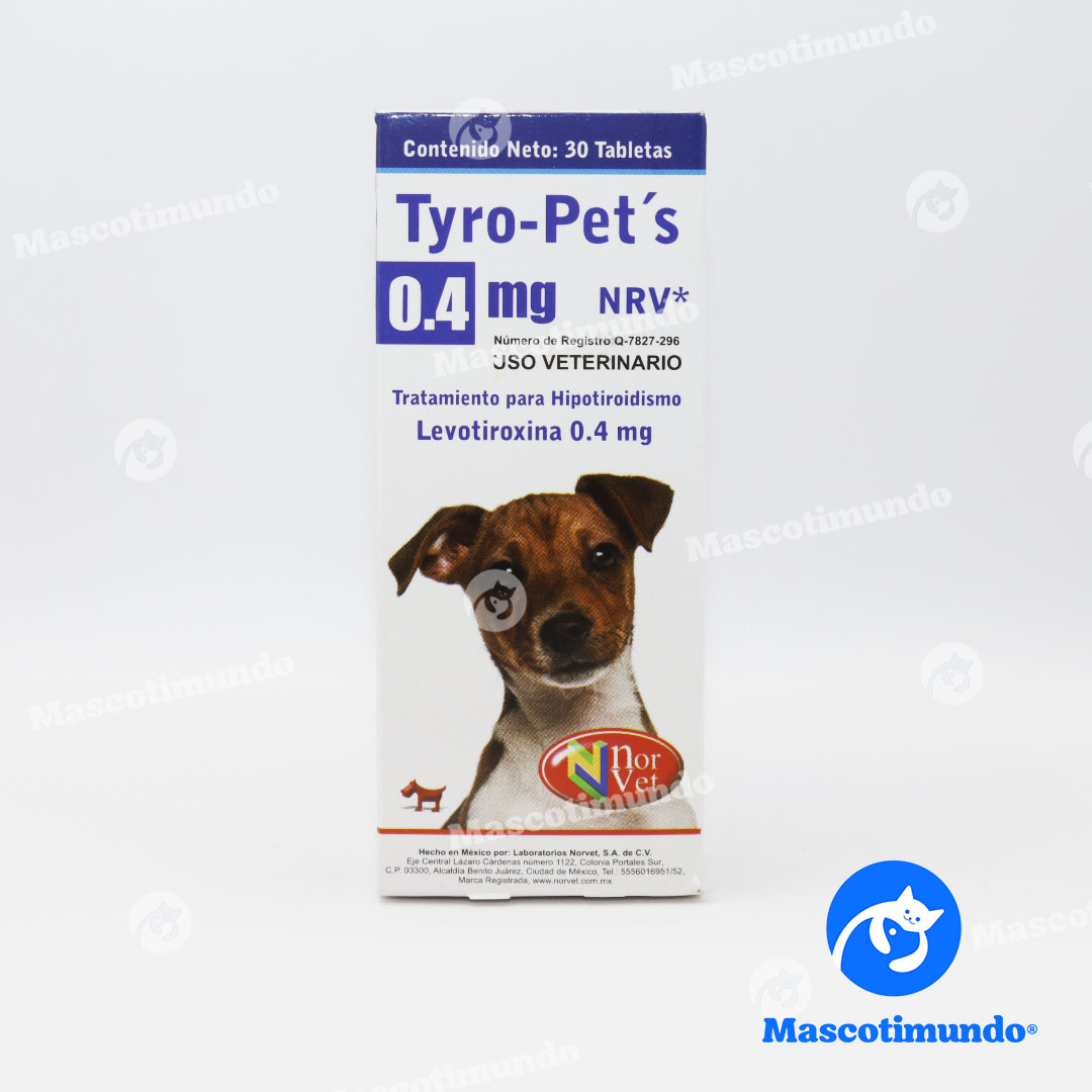 TYRO PETS M 0.4 MG 30 TABLETAS MEDERILAB | Mascotimundo®