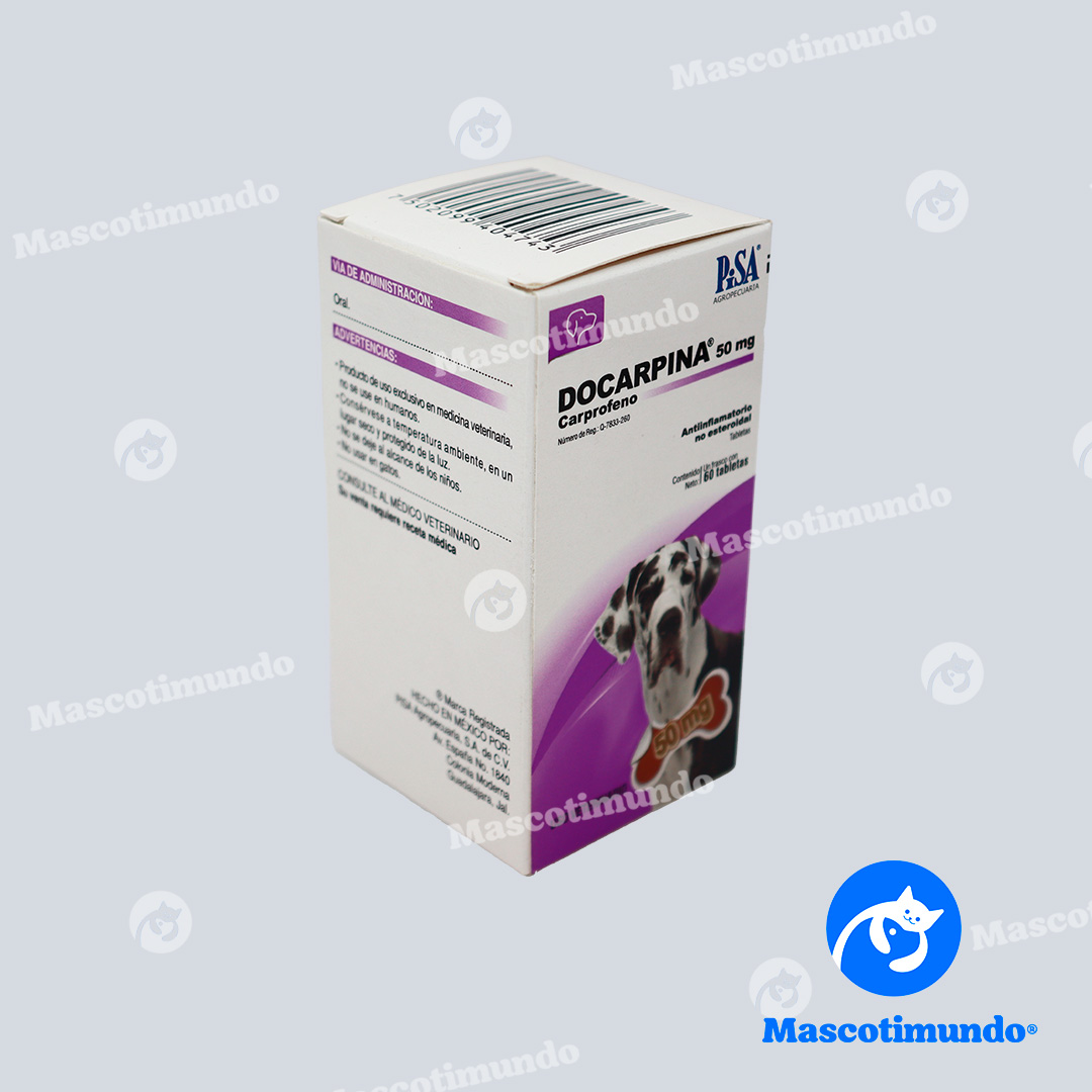 DOCARPINA 50 MG 60 TABLETAS