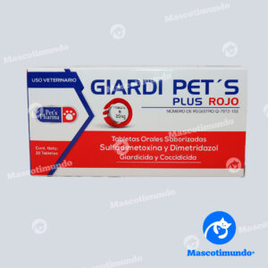 GIARDI PET'S PLUS ROJO 20 TABLETAS