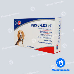 MICROFLOX 50 ANTIMICROBIANO DE AMPLIO ESPECTRO 20 TABLETAS