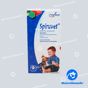 SPIRUVET ESTIMULANTE NATURAL DEL SISTEMA INMUNE 60 TABLETAS