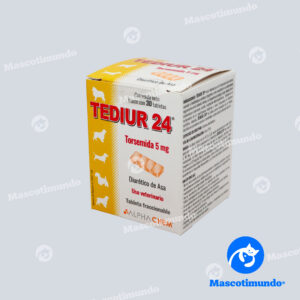 TEDIUR 24 DIURÉTICO DE ASA FRASCO CON 30 TABLETAS