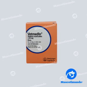 VETMEDIN 1.25 MG TABLETAS MASTICABLES 50 TABLETAS