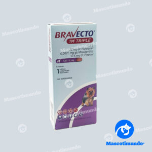 BRAVECTO 1M TRIPLE PERROS DE 1.27 A 2.5 KG 1 TABLETA
