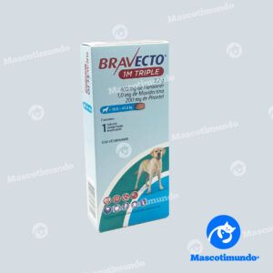 BRAVECTO 1M TRIPLE PERROS DE 20 A 40 KG 1 TABLETA