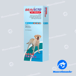 BRAVECTO 1M TRIPLE PERROS DE 20 A 40 KG 3 TABLETAS