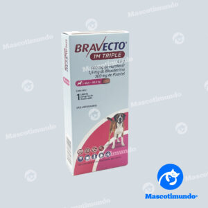 BRAVECTO 1M TRIPLE PERROS DE 40 A 60 KG 1 TABLETA