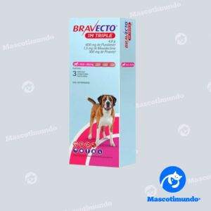 BRAVECTO 1M TRIPLE PERROS DE 40 A 60 KG 3 TABLETAS