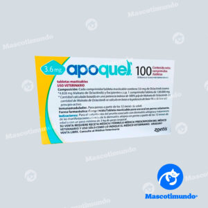 APOQUEL 3.6 MG 100 TABLETAS MASTICABLES