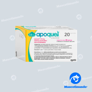 APOQUEL 3.6 MG 20 TABLETAS MASTICABLES